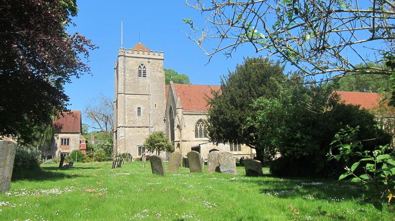 Dorchester-on-Thames – opatství s hřbitovem