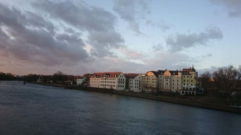 Regensburg a Kamenný most přes Dunaj