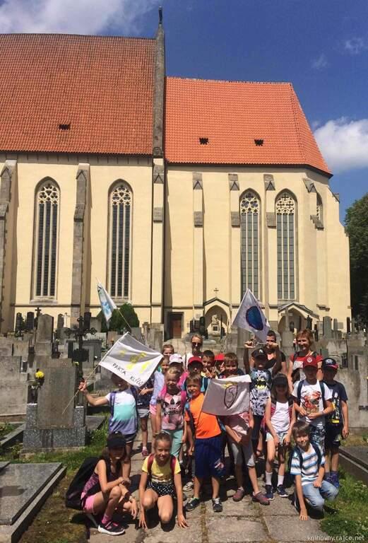 Častým cílem našich táborů je i milevský premonstrátský klášter