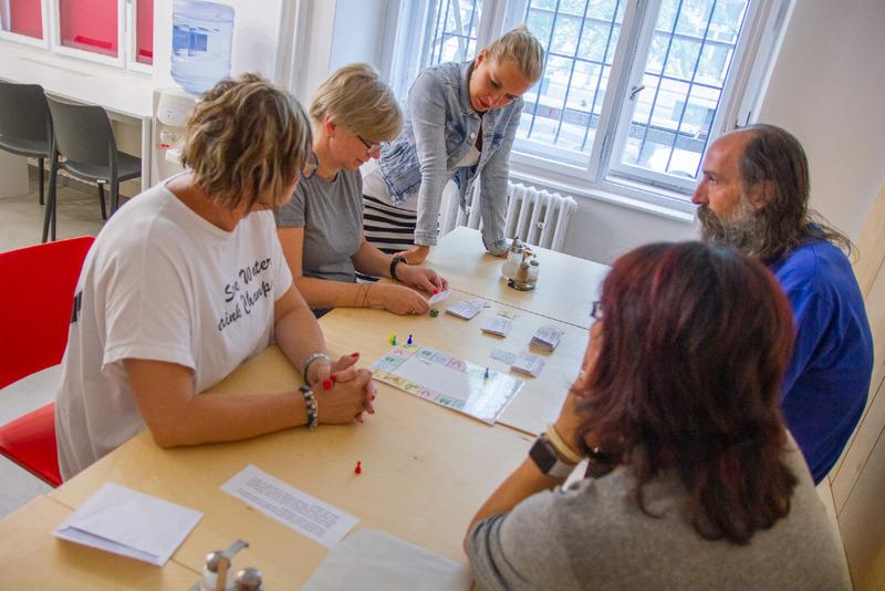 Setkání projektového týmu knihovníků a učitelů (foto: Ester Šebestová, Nová škola, o. p. s.)