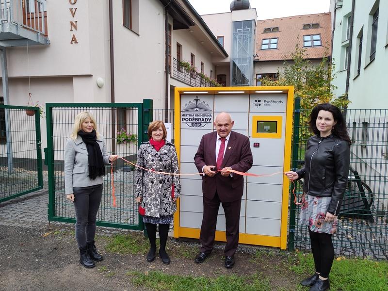 Slavnostní zahájení provozu za účasti starosty Poděbrad Jaroslava Červinky